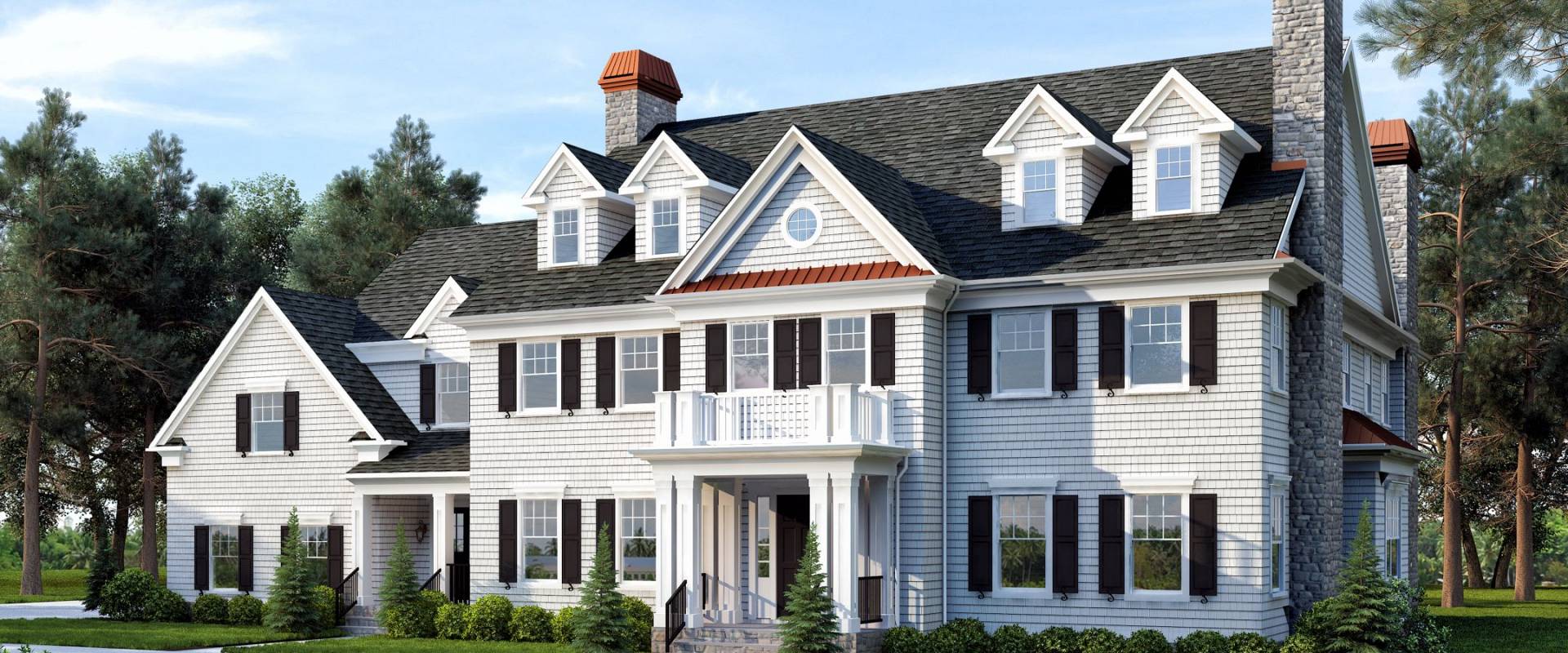 ELEGANT NEW CUSTOM BUILT COLONIAL