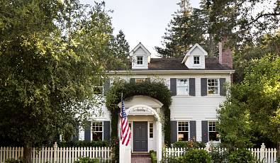 Vintage-modern New England Colonial