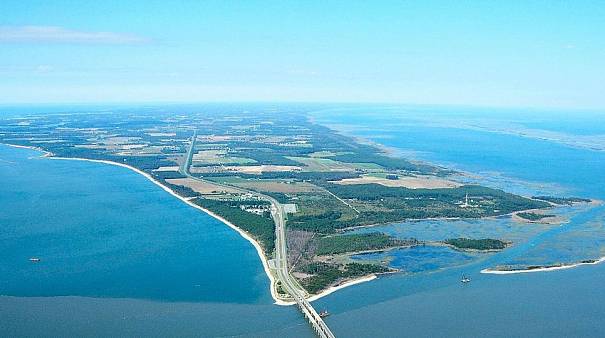 Eastern Shore, Chesapeake Bay, VA, USA
